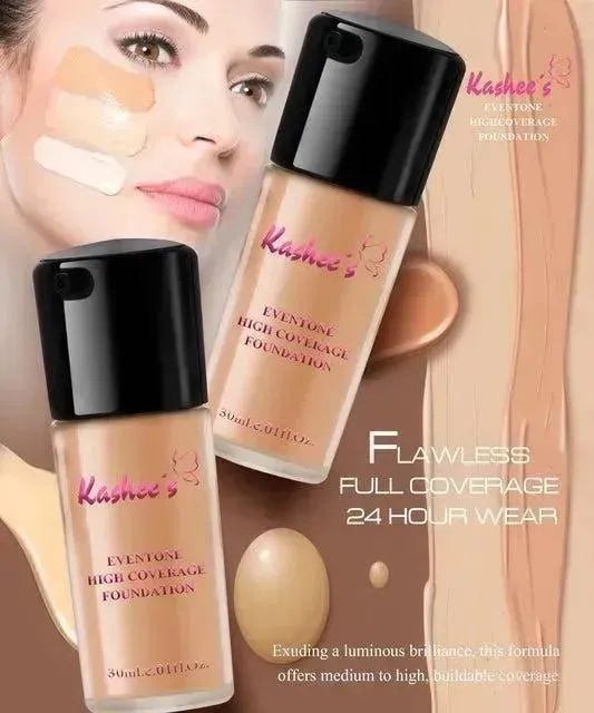 Kashe's Flawless Face Bundle Foundation + Powder